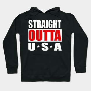 USA United States America Straight outta Hoodie